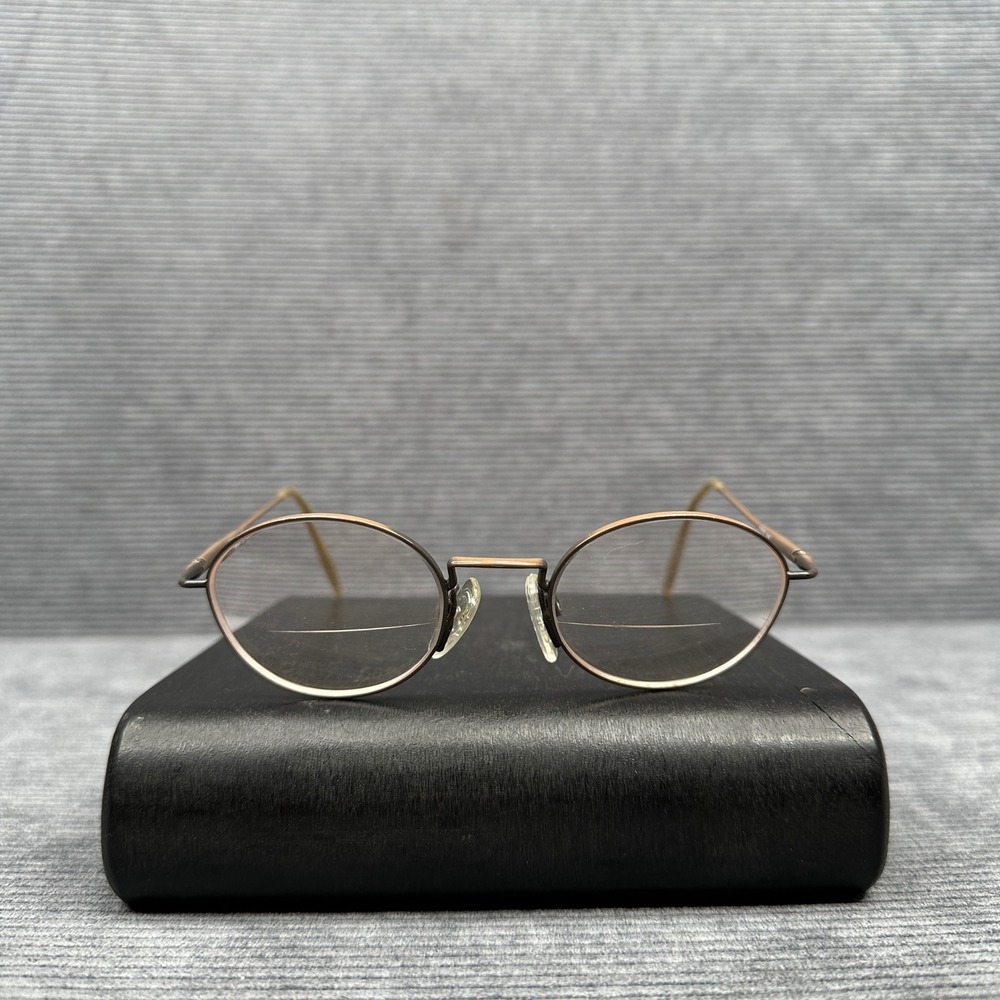 Esprit 9080 Oval Y2K Eyeglasses Bronze Metal Frames 47-20-140‎ Color 065 Vintage